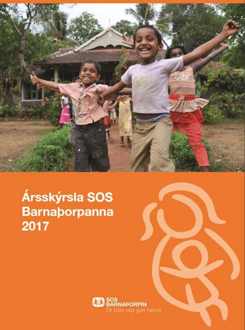 Forsíða ársskýrslunnar.